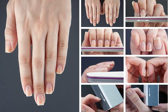 Как придать форму ногтям на руках?